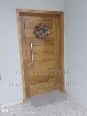 100% Hardwood Entry Door/ One Leaf Door