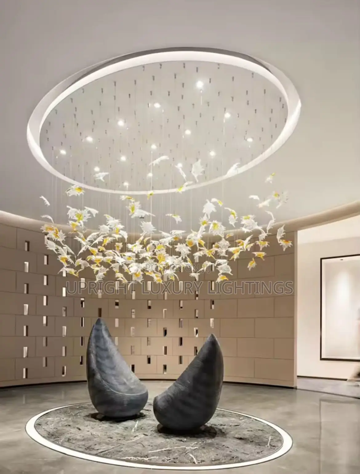 24 Set Leaf Chandelier