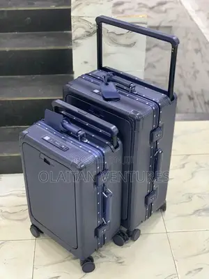 Set of 2 Aluminum Luggage Box