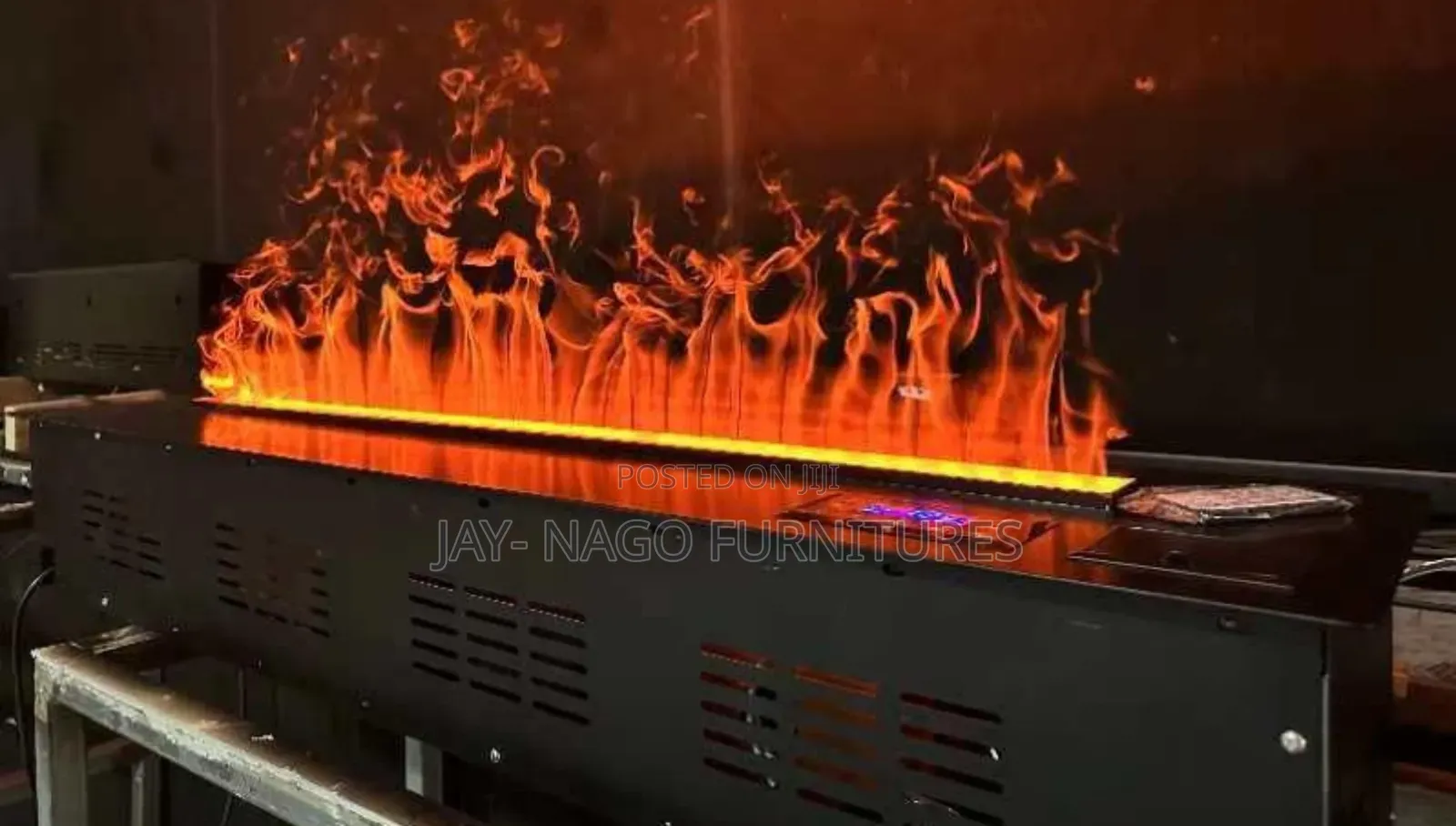 Executive Electric Fire Frame With Remote 1mitre