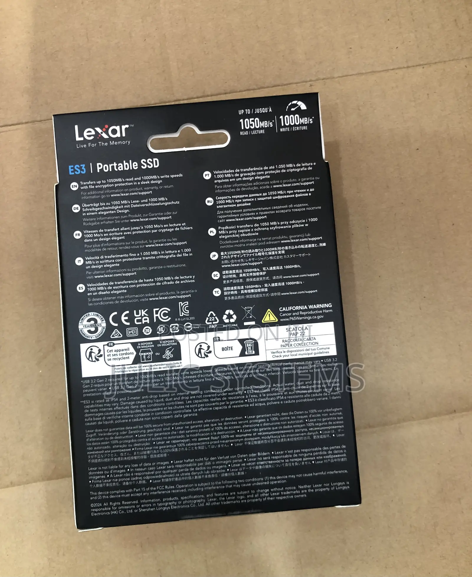 Lexar 2tb Es3 Portable SSD