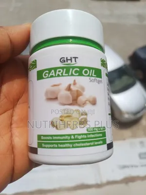 GHT Garlic Oil Support Healthy Cholesterol Level in the Body