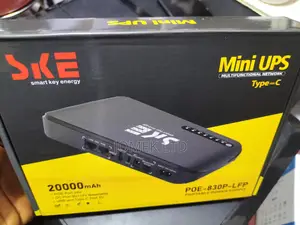 Photo - 20,000ske Poe- Mini Dc Ups Poe Router for Wifi Router CCTV