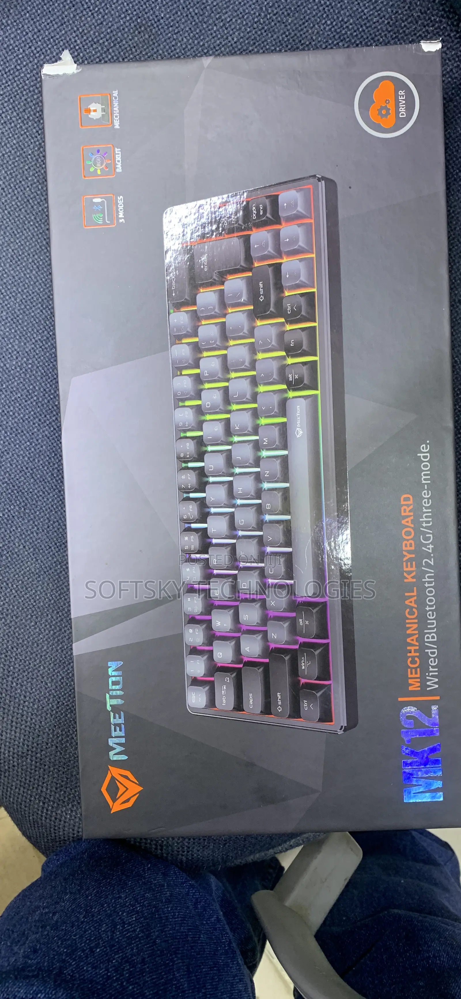 Meetion Mk12 Mechanical Bluetooth Keyboard