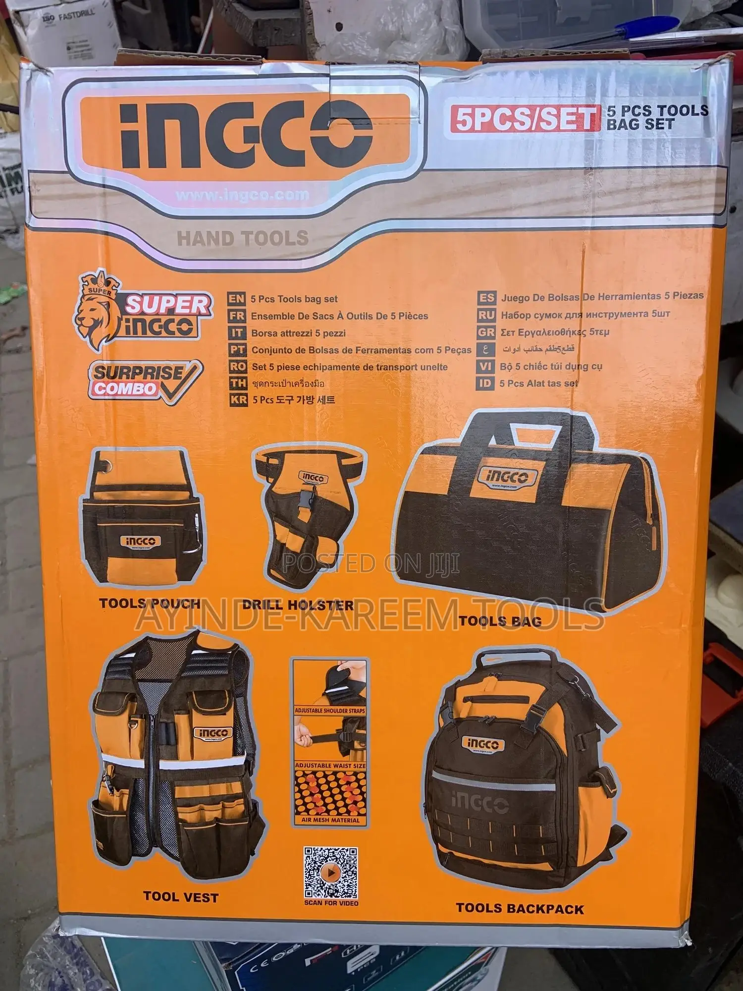 5pcs Tool Bag Set