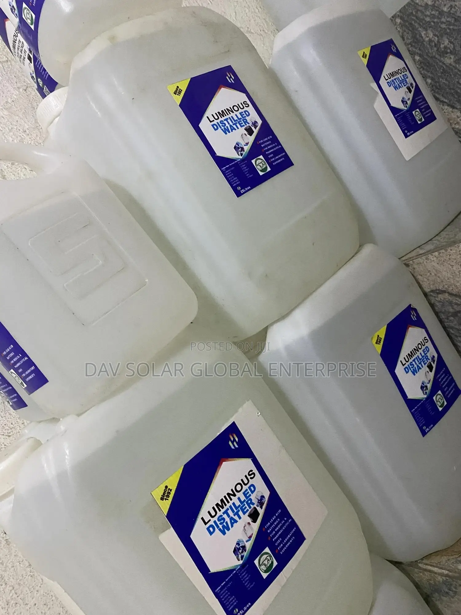 Luminous Distilled Water