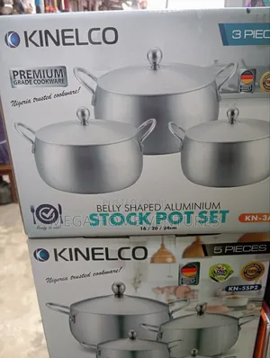 Kinelco 3 Pieces of Cooking Pot