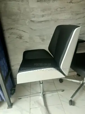 Office Chair Black and White Color