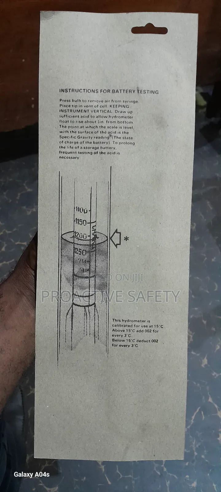 Battery Hydrometer
