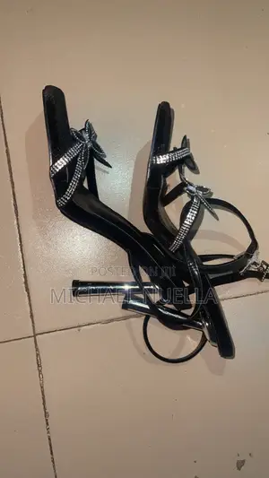 Butterfly Diamond Strap High Heel