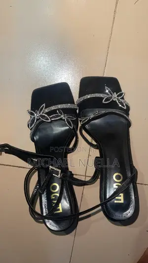 Butterfly Diamond Strap High Heel
