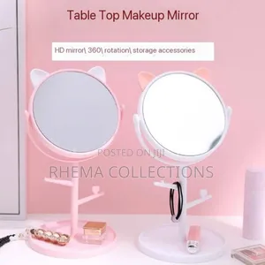 Table Top Dressing Mirror Jewelry Holder
