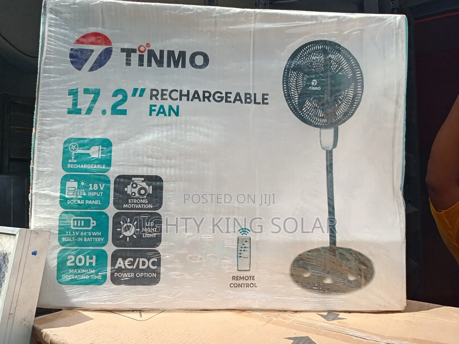 This Is Tinmo Rechargeable Fan 17.2