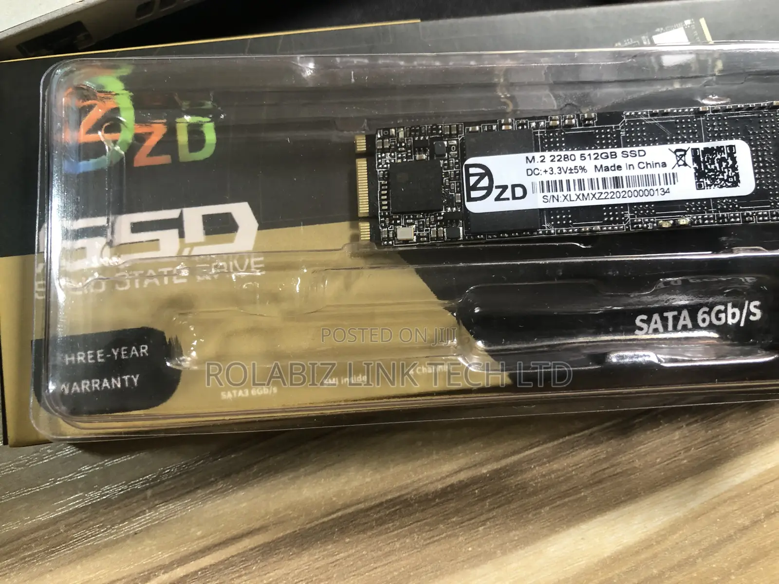 512gb Zd SSD Storage
