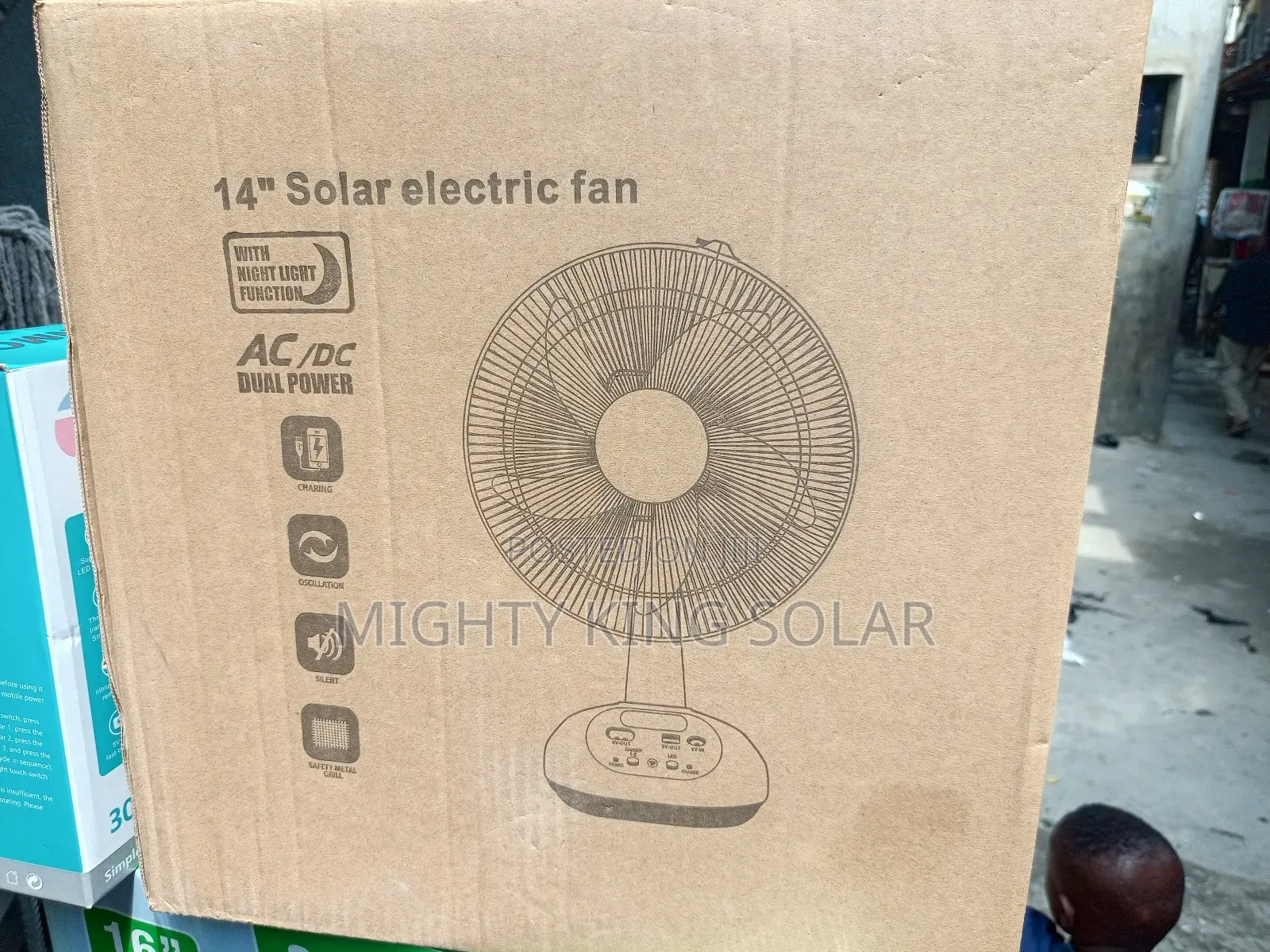 This Is Solar Electric Fan