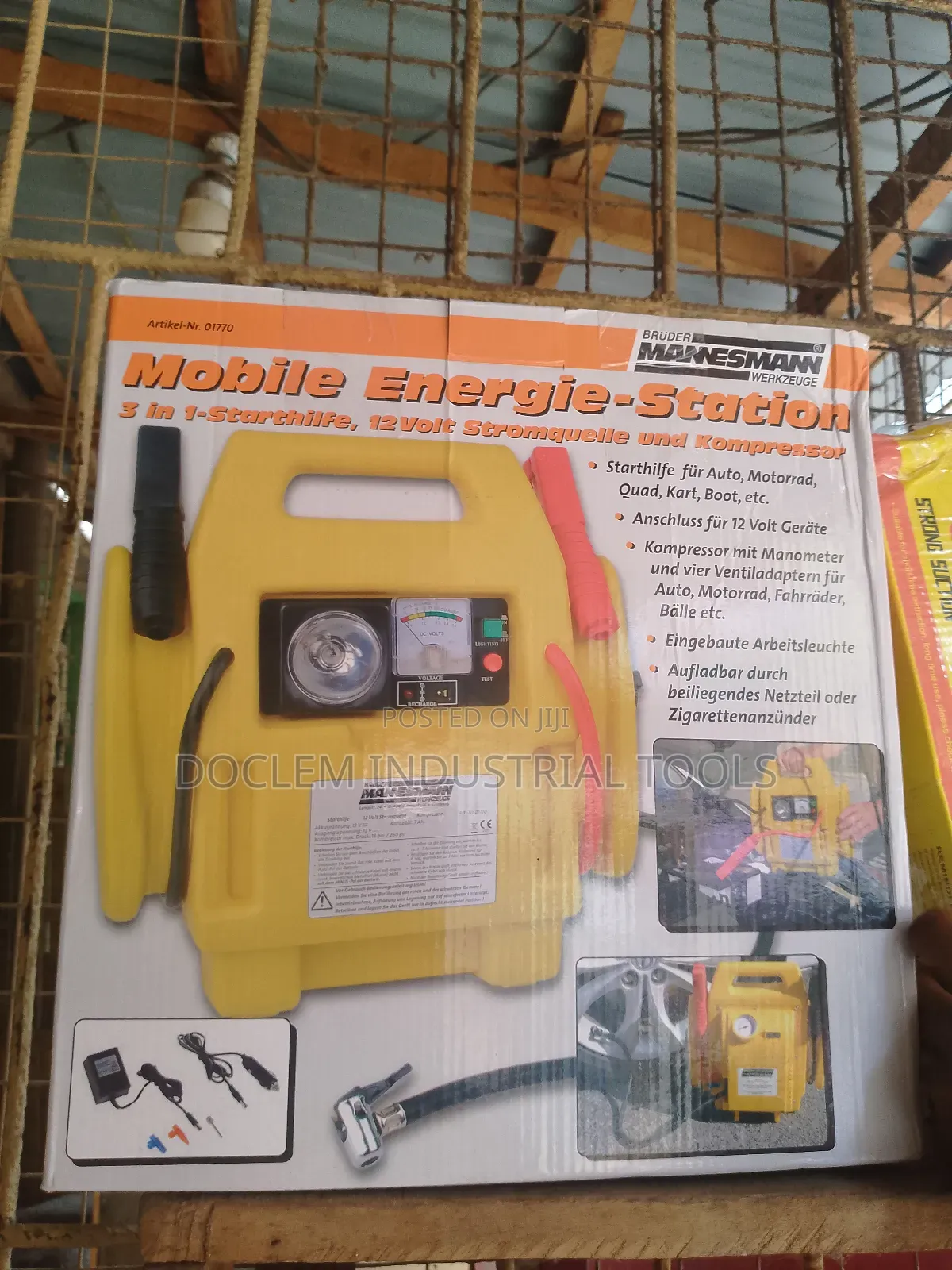 Industrial Car Starter With Tyre Compressor