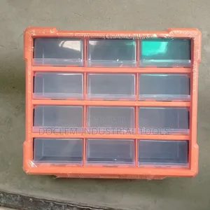 Empty Plastic Box With Demarcation