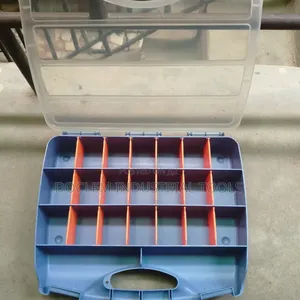 Empty Plastic Box With Demarcation