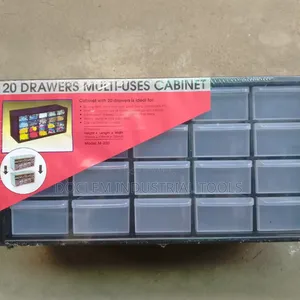 25 Drawer Empty Plastic Box With Demarcation
