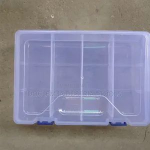 Empty Plastic Box With Demarcation