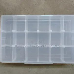 Empty Plastic Box With Demarcation
