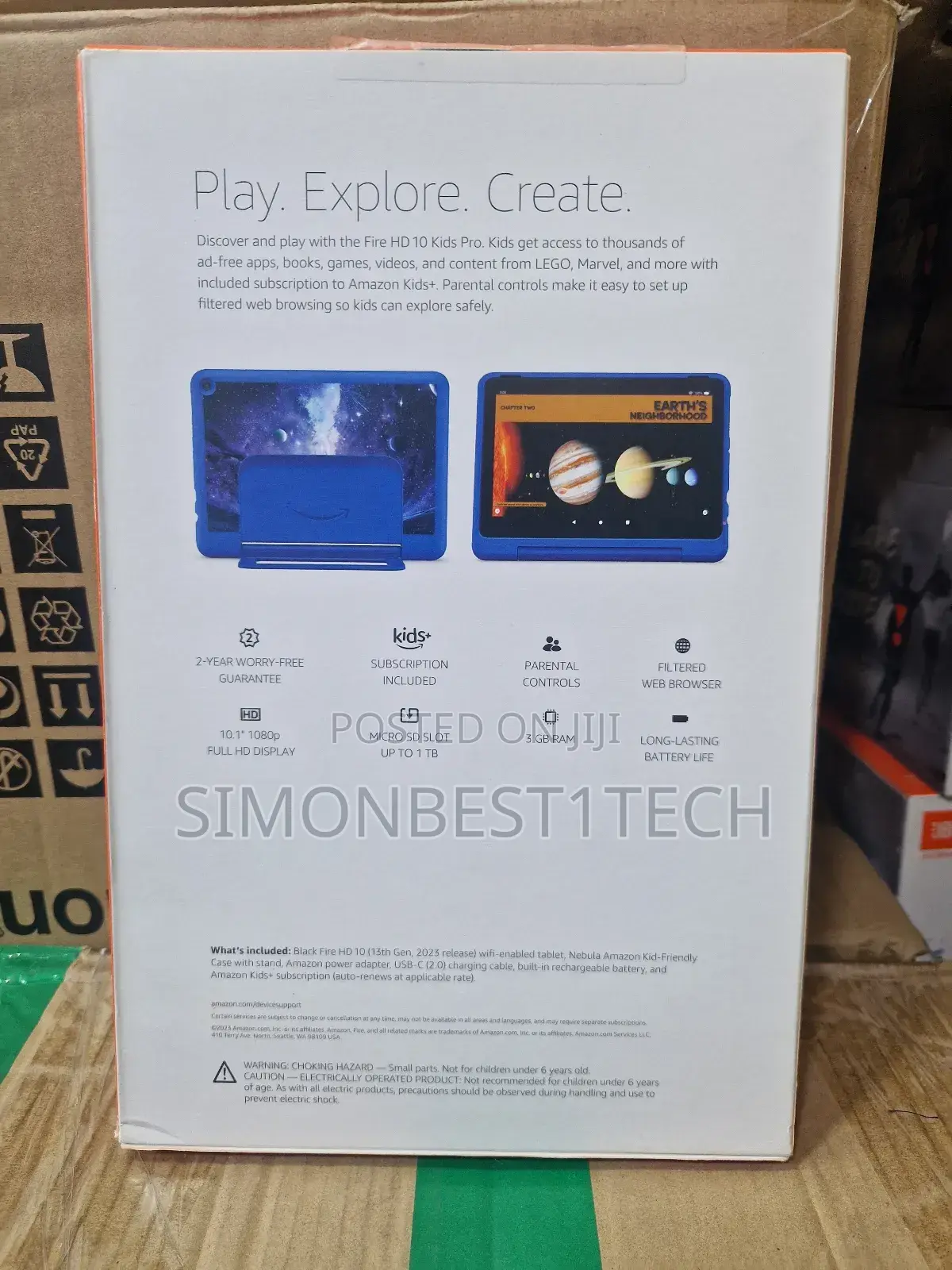 New Amazon Fire HD 10 Kids Pro 32 GB Blue