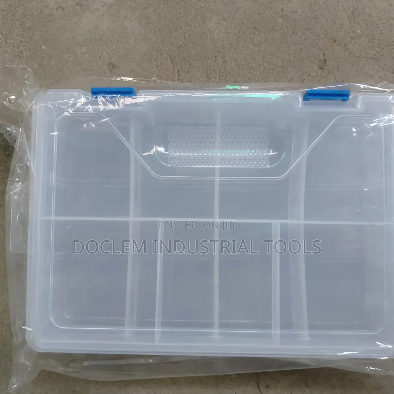 Empty Plastic Box With Demarcation