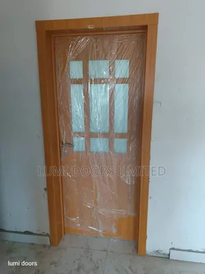 Wooden Glass Kitchen Door