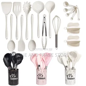 18pcs Full Silicone Nonstick Kitchen Spoon Sets/Utensils