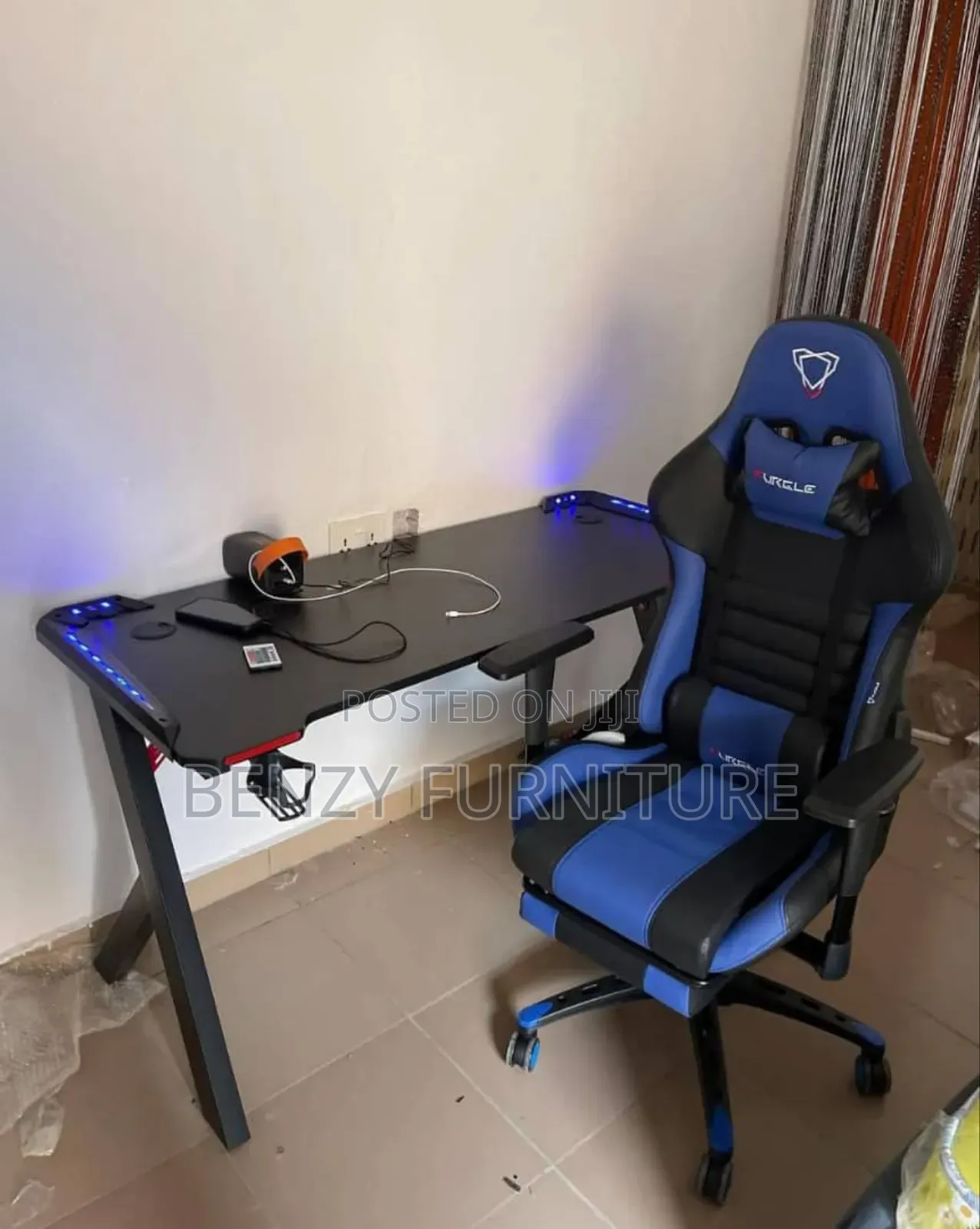 Gaming Chair and Table