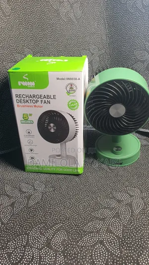 5 Inches Rechargeable Fan