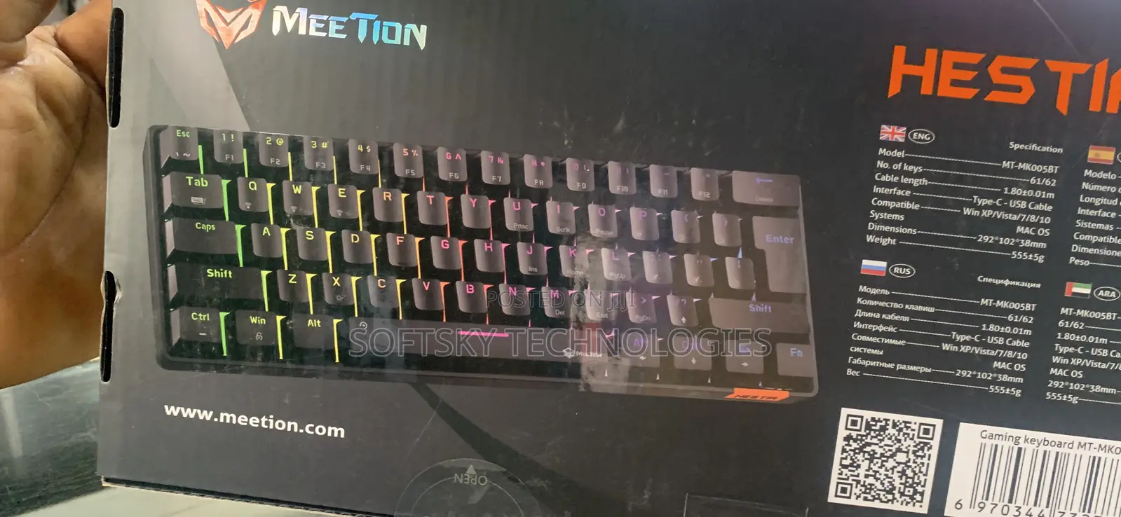 Meetion Mk005bt Bluetooth Gaming Keyboard