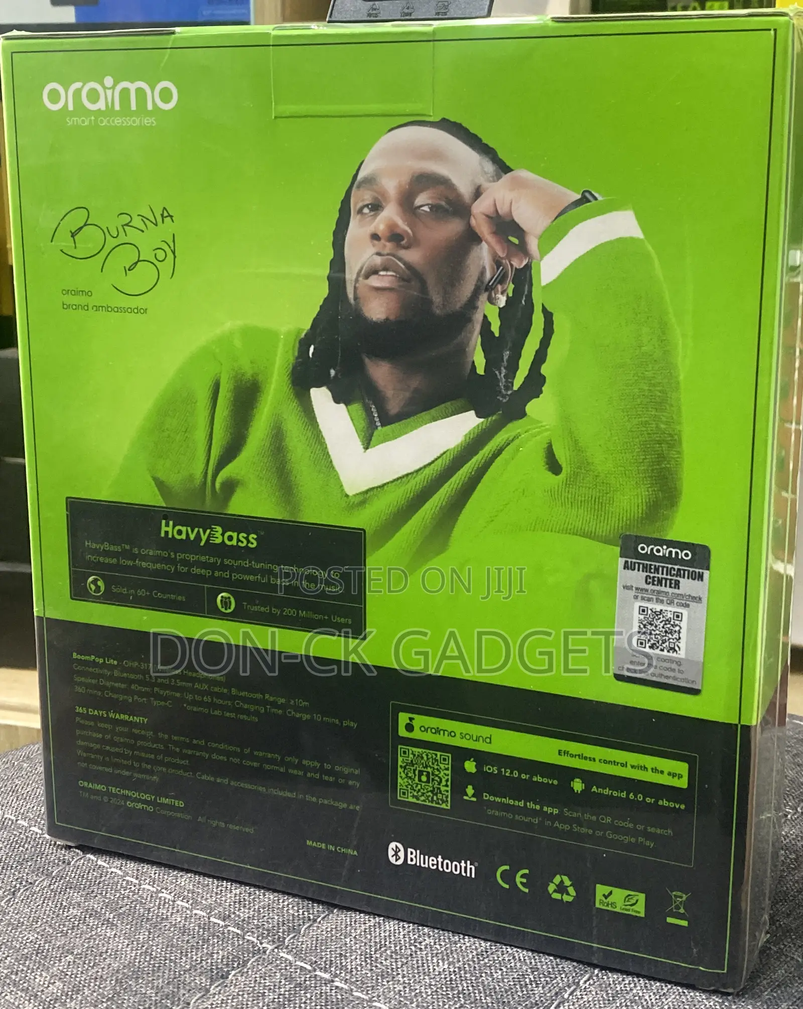 Oraimo Headset Boompop Lite Ohp-317