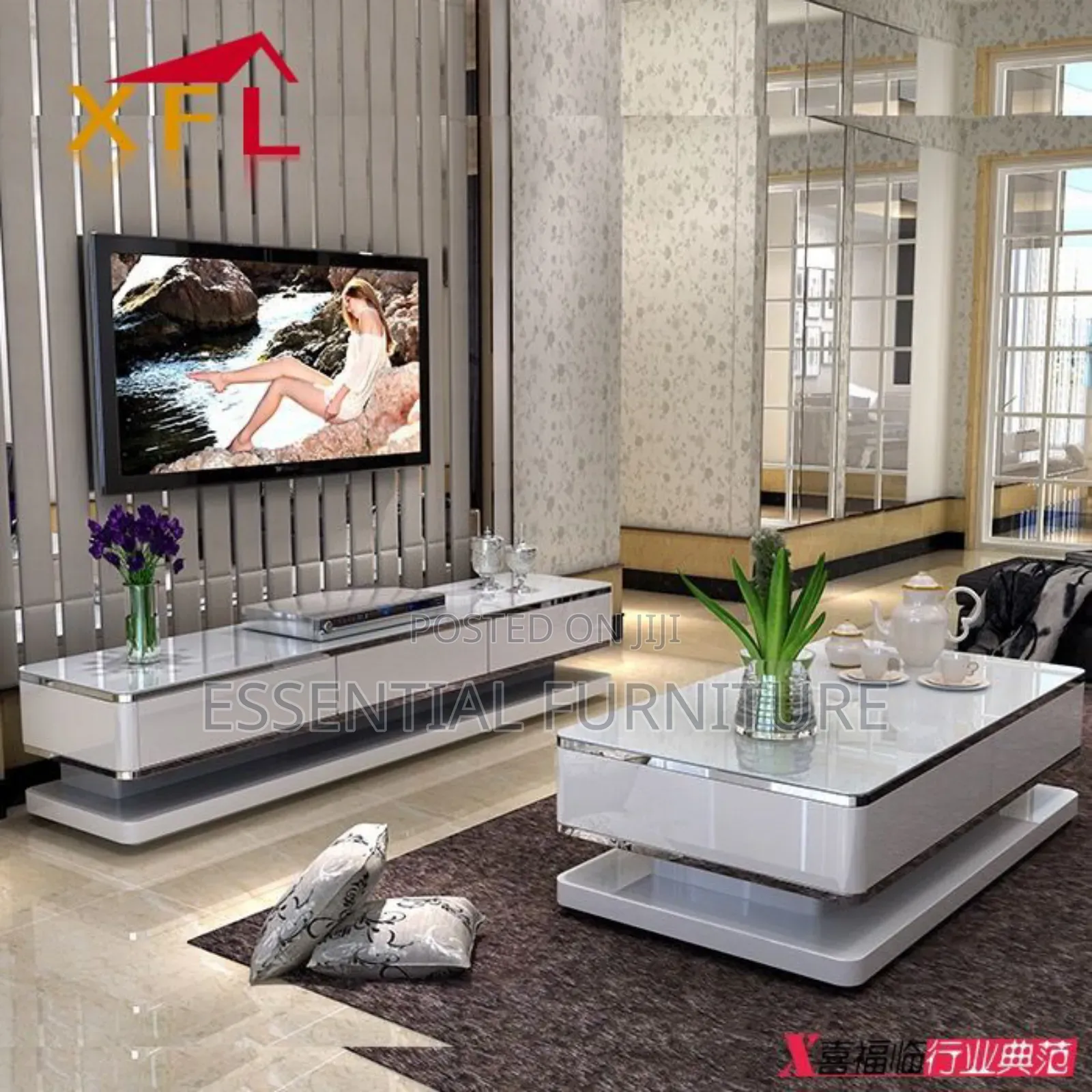 Tv Console and Center Table