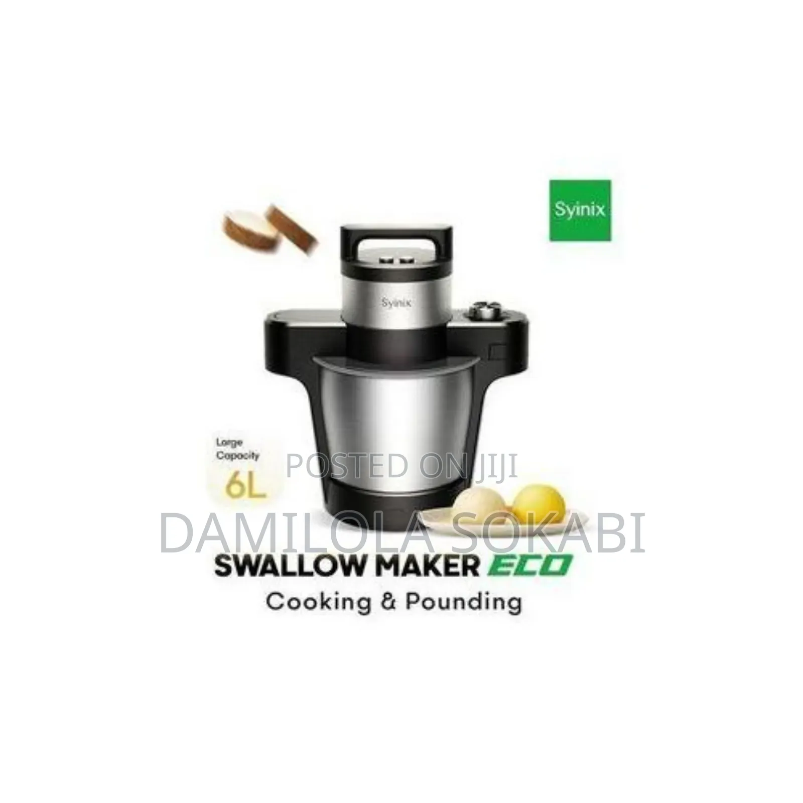 Synix Eco Automatic All Swallow Maker Pounding Machine