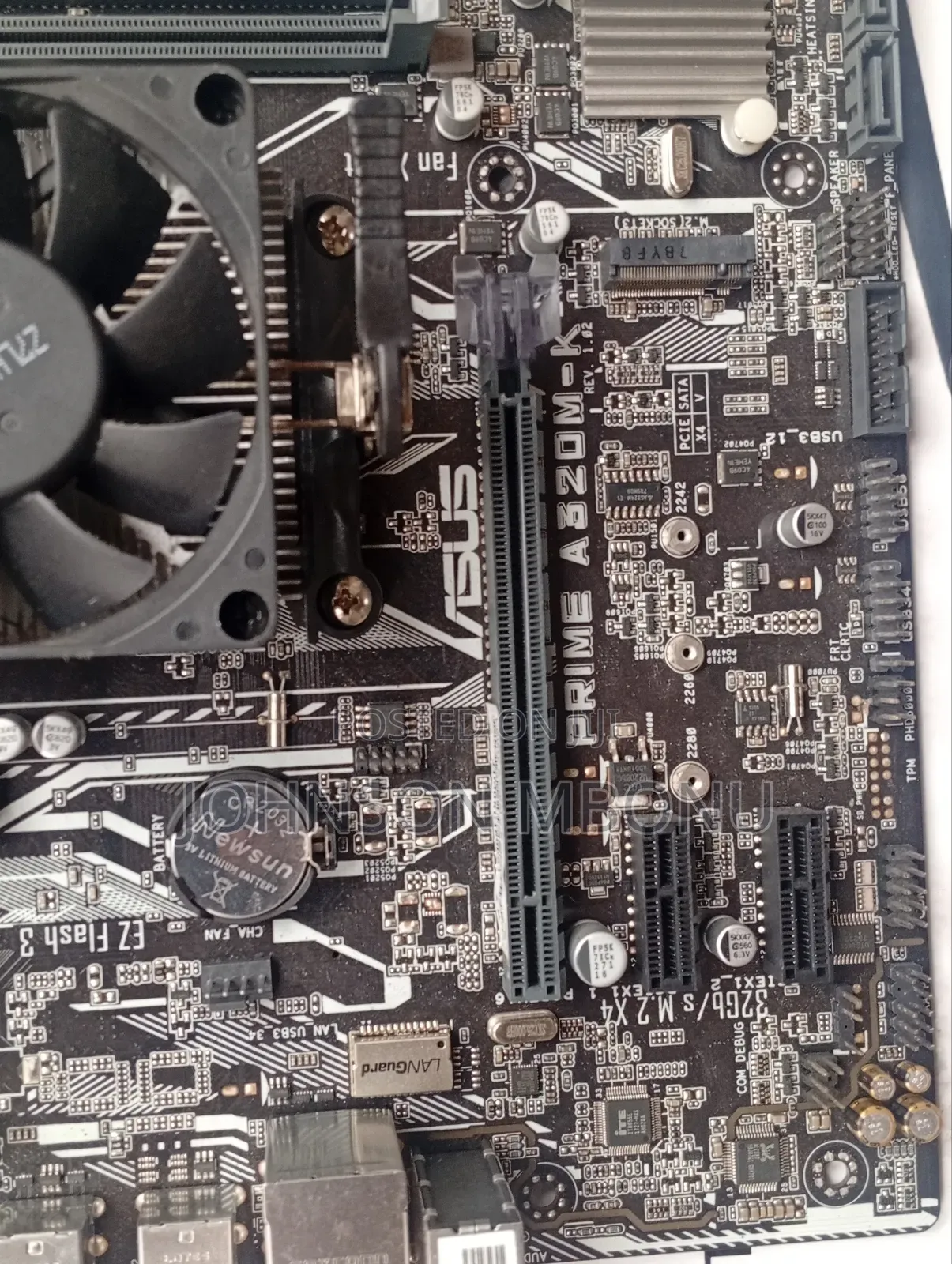 Complete Asus Prime A320m -K Ryzen5 2400g Complete Board