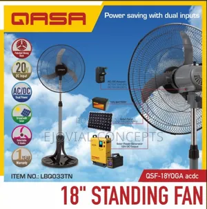 18" Ac Dc Standing Fan Qsf-18yoga Acdc
