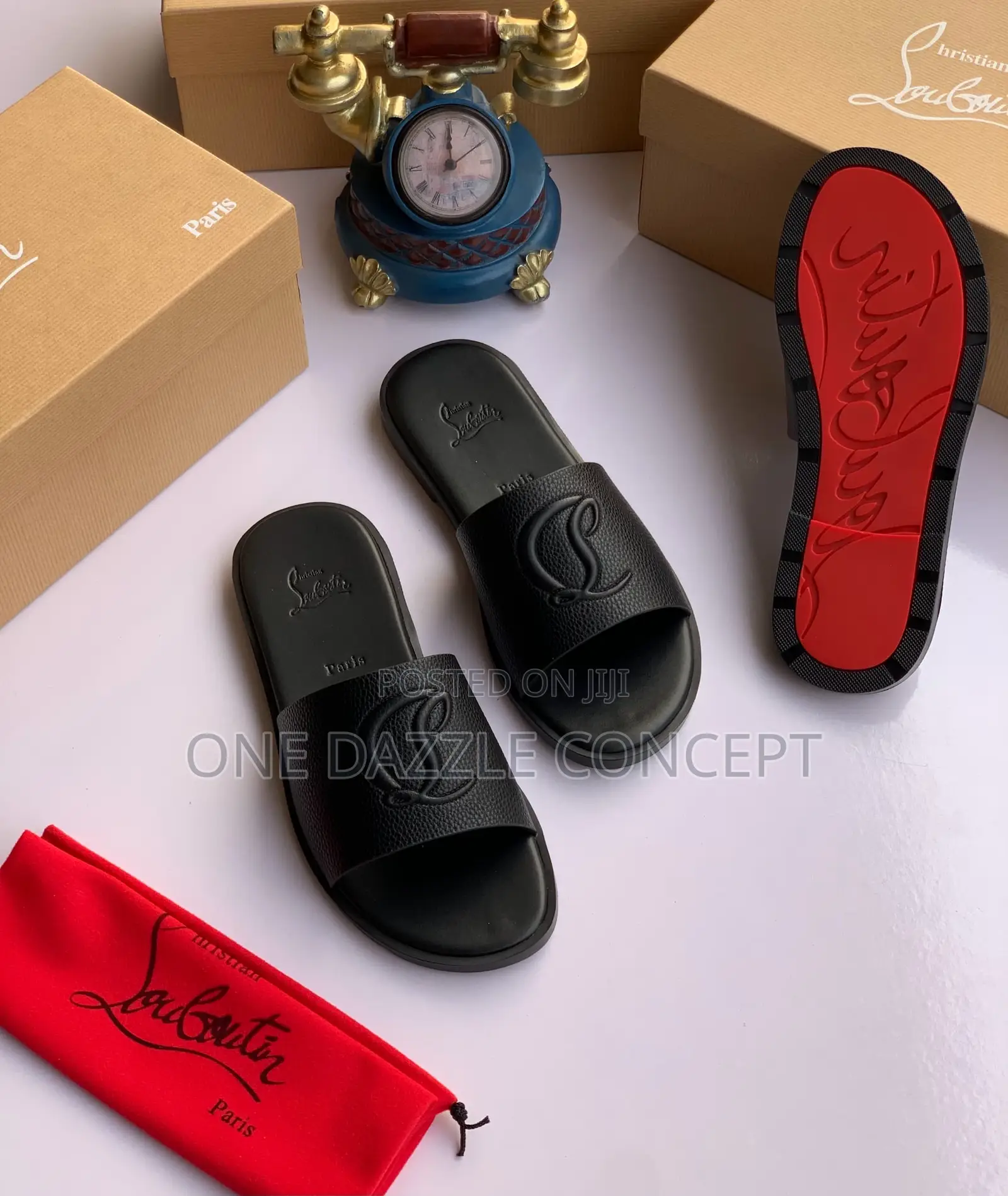 Louis Vuitton Calf Leather Mules