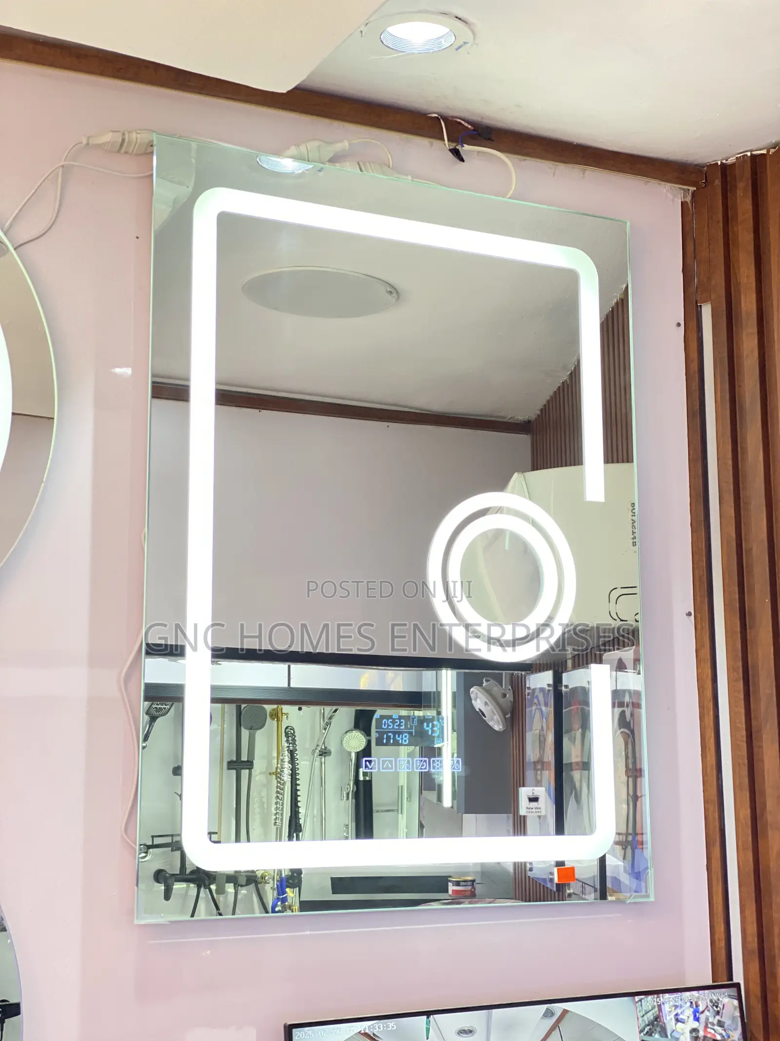 Square Led Mirror Bluetooth