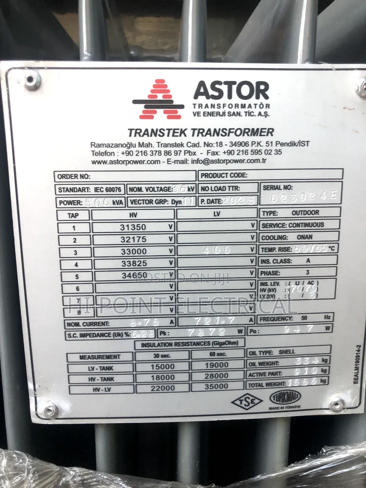 Astor Transformers