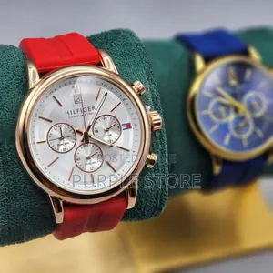 Tommy Hilfiger Quality. Chronograph Red Strap