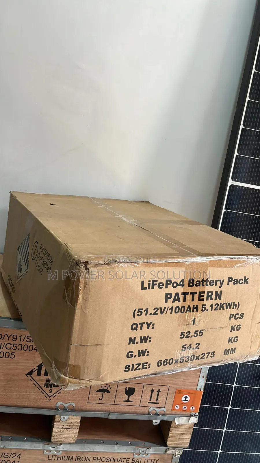 5kwh 51.2v Pattern Solar Lithium Battery