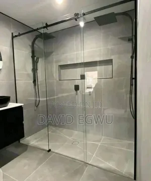 Photo - Sliding Shower Glass