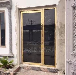 Stainless Framed Glass Door