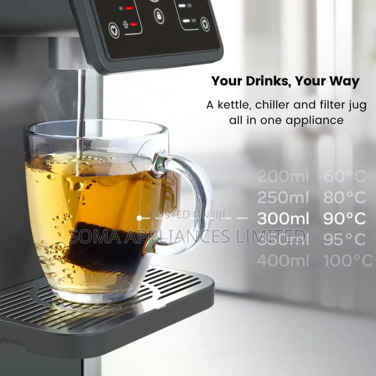 Aqua Optima Aurora Instant Hot Cold Filter Water Dispenser