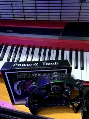 Power 2 Tambourine Black Color