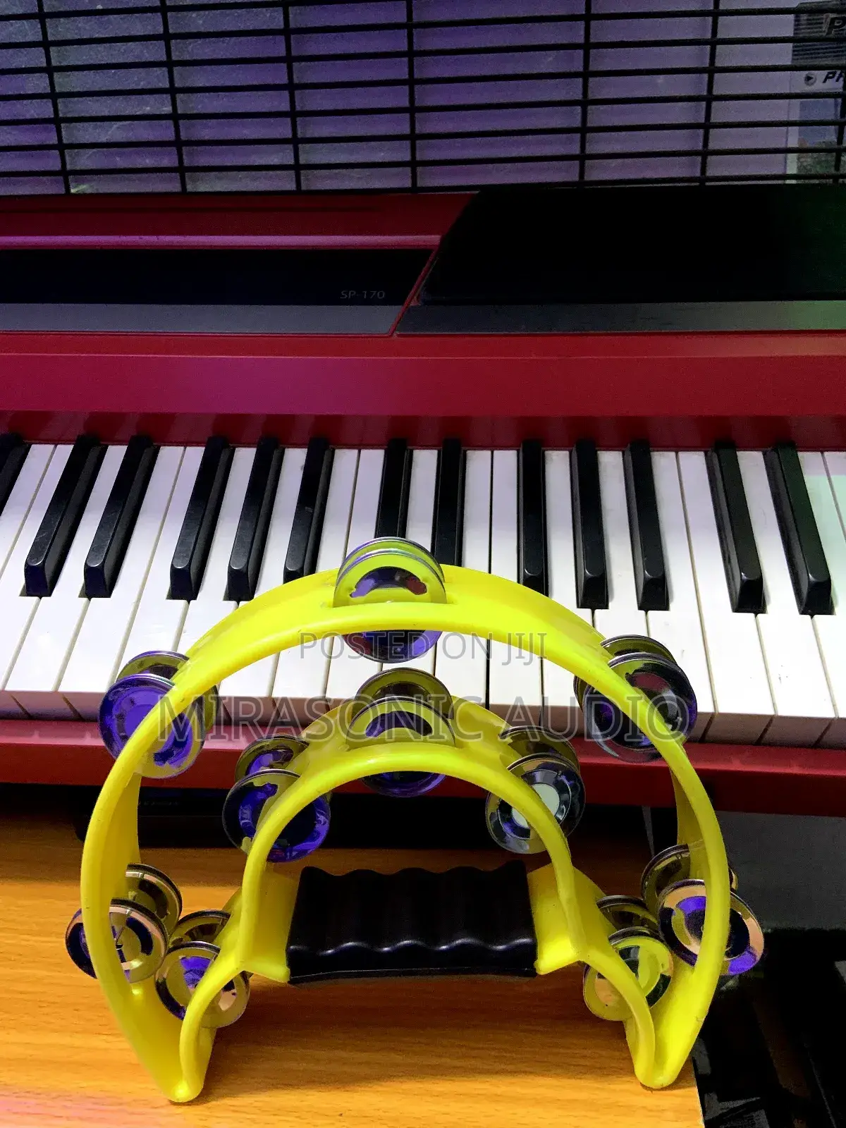 Power 2 Tambourine, Color Yellow
