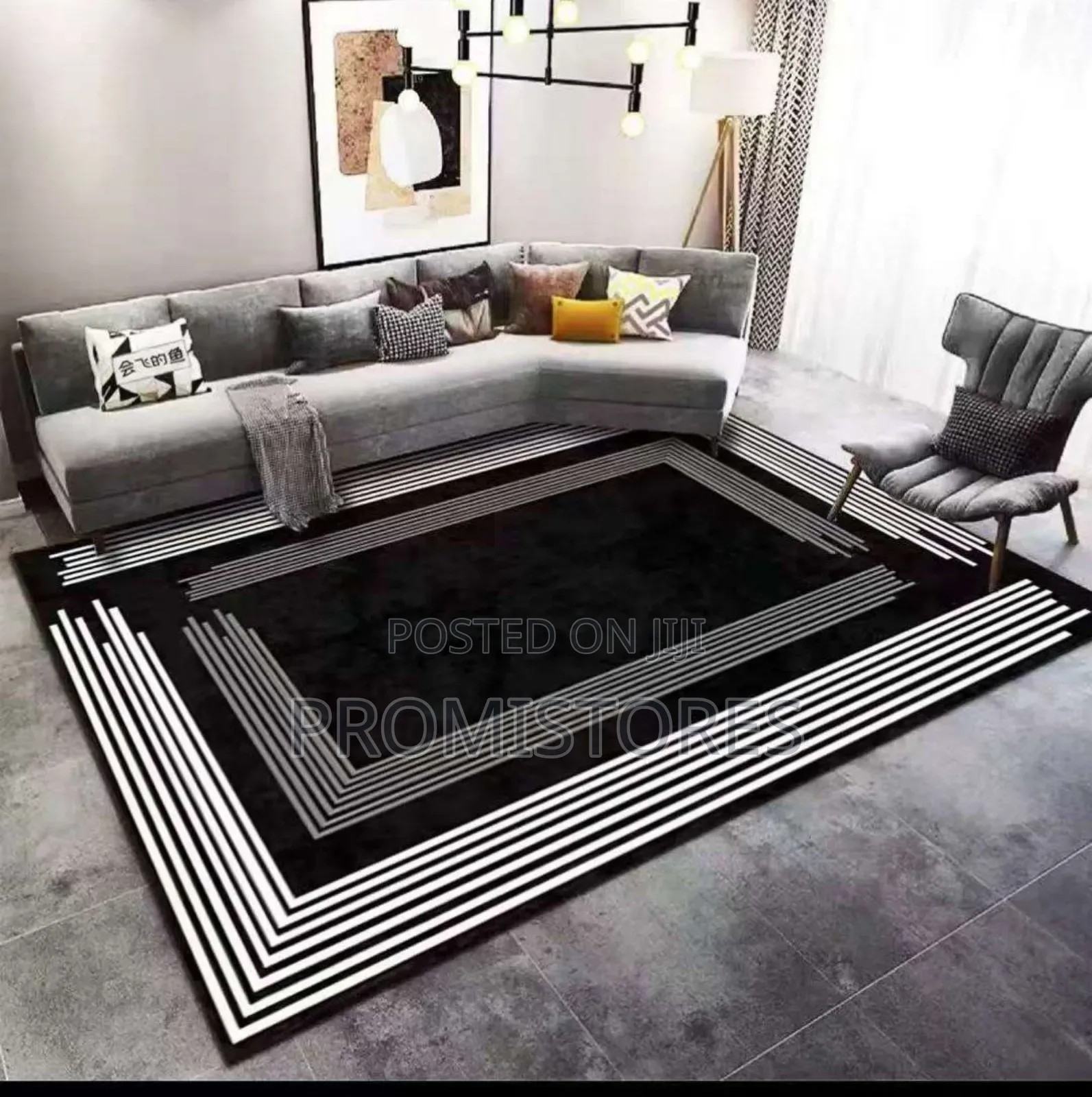 Multicolored Modern Centre Rug 160cmx230cm