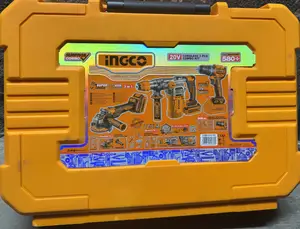 Ingco Cordless 3pcs Combo Tools With 2 Li-Ion Battery 5.0ah