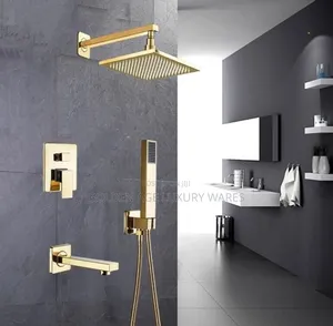 Gold 5 Ways Conduit Shower